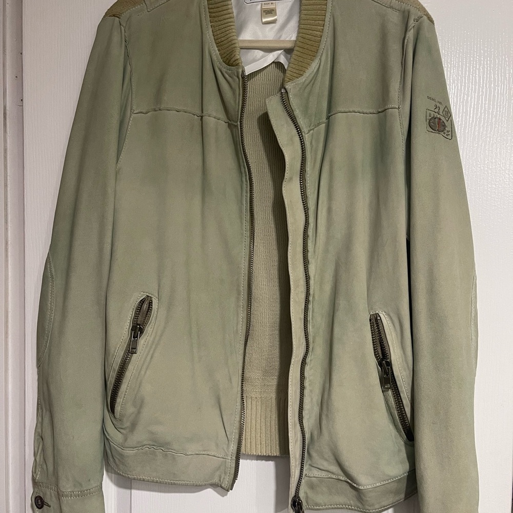 DIESEL LEATHER JACKET SIZE XL